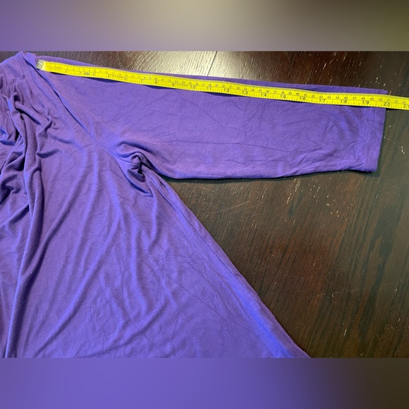 Jones New York Signature 3/4 Sleeve Cowl Neck Shirt - Picture 8 of 8